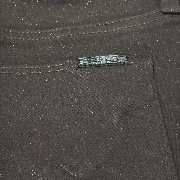 Hudson Women's Brown Glitter Skinny Jeans - Picture 7 of 7